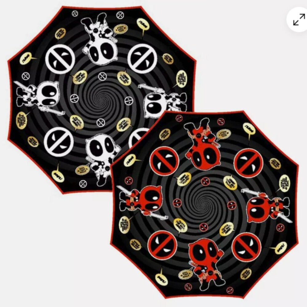 Deadpool changing color‎ small umbrella